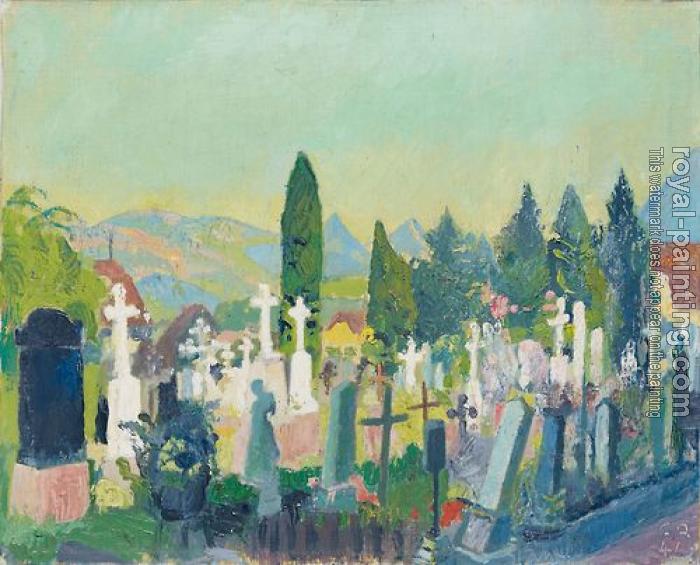 Cuno Amiet : Stans friedhof Cuno Amiet : Stans friedhof